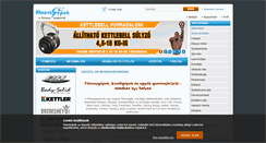 Desktop Screenshot of fitneszgepek.hu